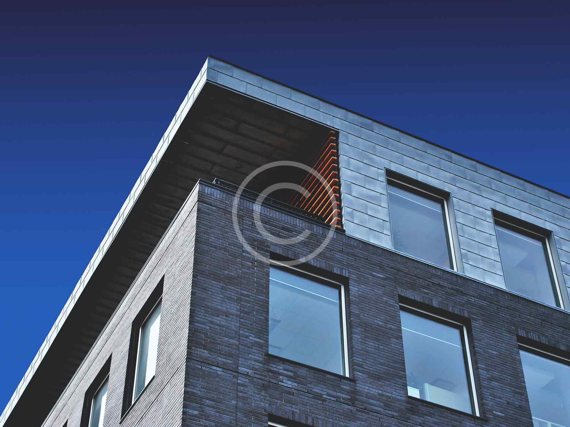 Flat roof house
